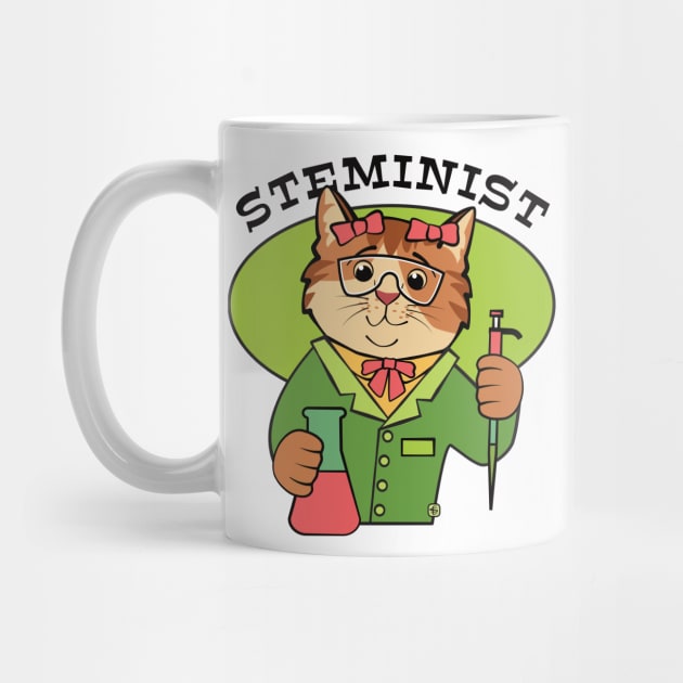 Steminist Cat by Sue Cervenka